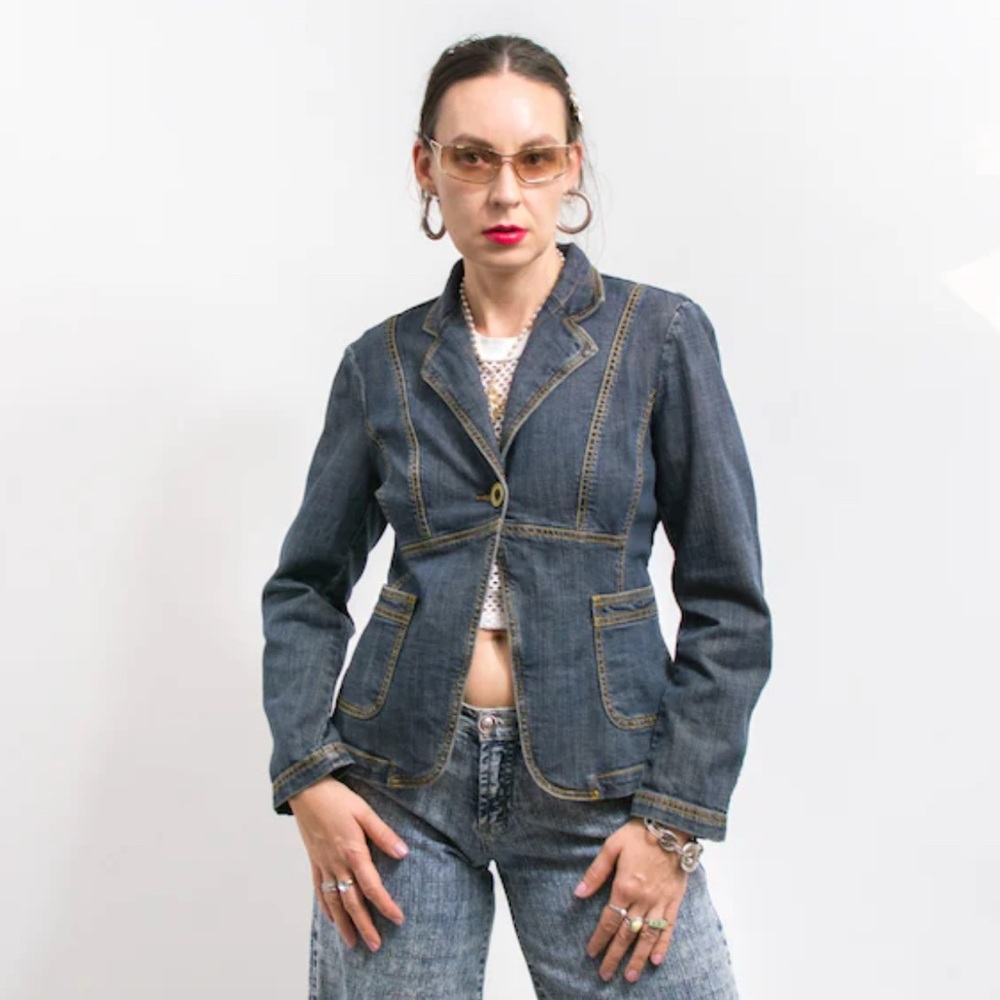 Vintage Y2K Micheal Kors Jean Jacket